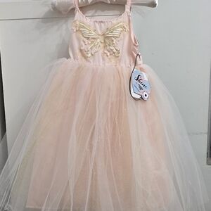 Pink and Gold Fairy Costume for Kids